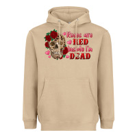 Mushroom roses are red inside i'm dead Skull Heavyweight Hoodie - RanaPortraitStore