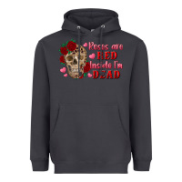 Smoke roses are red inside i'm dead Skull Heavyweight Hoodie - RanaPortraitStore