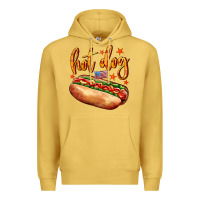 Antique Gold hot dog Premium Hoodie - AdoDesignShop