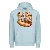 Blue Mist hot dog Premium Hoodie - AdoDesignShop