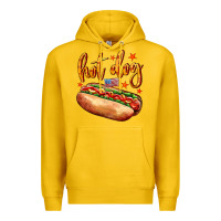 Lemon hot dog Premium Hoodie - AdoDesignShop