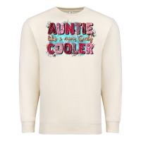 Sandshell auntie like mom only cooler Premium Sweatshirt - Zillion Design Studio