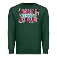 Sports Green auntie like mom only cooler Premium Sweatshirt - Zillion Design Studio