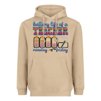 Mushroom battery life of a teacher Heavyweight Hoodie - texasbilliewilder