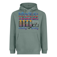 Sage battery life of a teacher Heavyweight Hoodie - texasbilliewilder