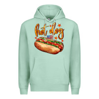 Seafoam hot dog Premium Hoodie - AdoDesignShop
