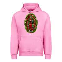 Fuchsia Pink our lady of guadalupe christmas Urban Hoodie - Jasminsmagicworld