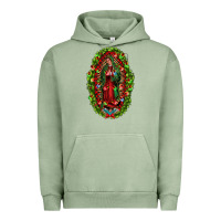 Pigment Oil Green our lady of guadalupe christmas Urban Hoodie - Jasminsmagicworld