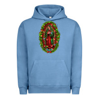 Pigment Pebble Blue our lady of guadalupe christmas Urban Hoodie - Jasminsmagicworld