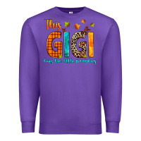 Purple this gigi loves her little pumpkins Premium Sweatshirt - texasbilliewilder