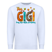 White this gigi loves her little pumpkins Premium Sweatshirt - texasbilliewilder