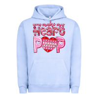 Pigment Grape Ice you make my heart pop Urban Hoodie - NancyCooperArtShop