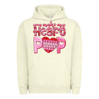Pigment Pistachio you make my heart pop Urban Hoodie - NancyCooperArtShop