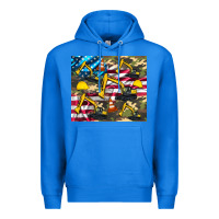 True Royal excavator American flag Premium Hoodie - Artiststas