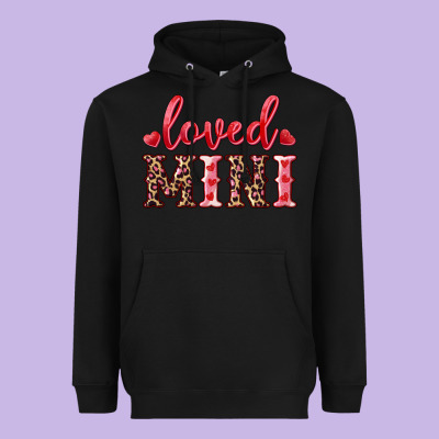 Loved Mini Heavyweight Hoodie Designed By Ranaportraitstore