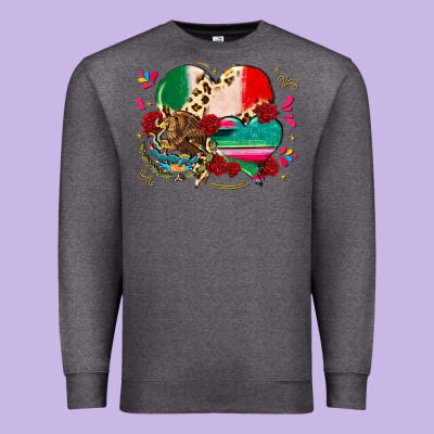 Mexican Hearts Premium Sweatshirt Designed By Cts Tumbler Store