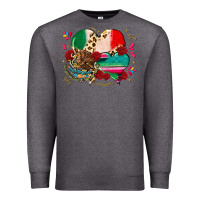 Charcoal Heather mexican hearts Premium Sweatshirt - CTS Tumbler Store