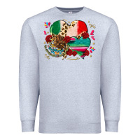 Heather Grey mexican hearts Premium Sweatshirt - CTS Tumbler Store