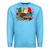 Ocean Blue mexican hearts Premium Sweatshirt - CTS Tumbler Store