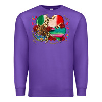 Purple mexican hearts Premium Sweatshirt - CTS Tumbler Store