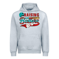 Heather Grey raising ballers Urban Hoodie - NancyCooperArtShop