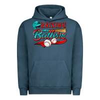 Pigment Midnight Navy raising ballers Urban Hoodie - NancyCooperArtShop