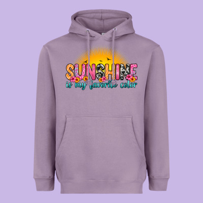 Sunshine Is My Favorite Color Heavyweight Hoodie Designed By Zillion Design Studio