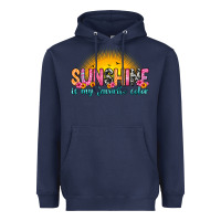 Navy sunshine is my favorite color Heavyweight Hoodie - Zillion Design Studio