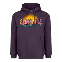 Plum sunshine is my favorite color Heavyweight Hoodie - Zillion Design Studio