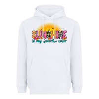 White sunshine is my favorite color Heavyweight Hoodie - Zillion Design Studio