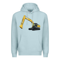 Blue Mist excavator Premium Hoodie - Artiststas