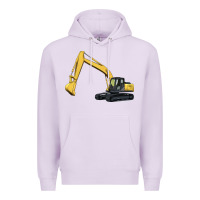 Lilac excavator Premium Hoodie - Artiststas