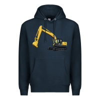 Navy excavator Premium Hoodie - Artiststas