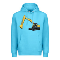 Ocean Blue excavator Premium Hoodie - Artiststas