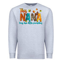 Heather Grey this nana loves her little pumpkins Premium Sweatshirt - texasbilliewilder