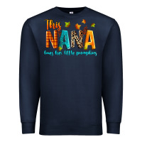 Navy this nana loves her little pumpkins Premium Sweatshirt - texasbilliewilder
