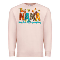 Pale Pink this nana loves her little pumpkins Premium Sweatshirt - texasbilliewilder