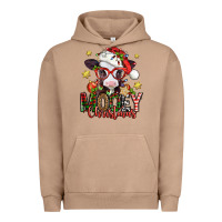 Mooey Christmas Baby Calf Urban Hoodie | Teevron