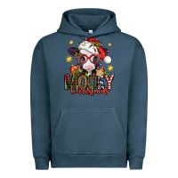 Pigment Midnight Navy mooey christmas baby calf Urban Hoodie - Jasminsmagicworld