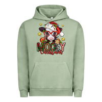 Pigment Oil Green mooey christmas baby calf Urban Hoodie - Jasminsmagicworld