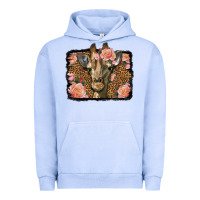 Pigment Grape Ice Western Floral Giraffe Urban Hoodie - LillyAllenDesigns