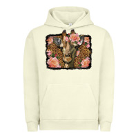 Western Floral Giraffe Urban Hoodie | Teevron
