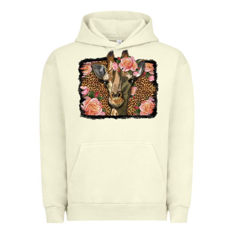Western Floral Giraffe Urban Hoodie by LillyAllenDesigns | Teevron