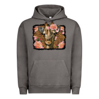 Pigment Tornado Western Floral Giraffe Urban Hoodie - LillyAllenDesigns