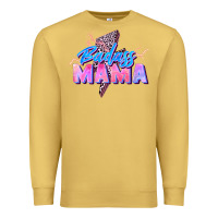 Antique Gold badass mama Premium Sweatshirt - Zillion Design Studio