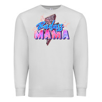Dove Grey badass mama Premium Sweatshirt - Zillion Design Studio