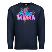 Navy badass mama Premium Sweatshirt - Zillion Design Studio