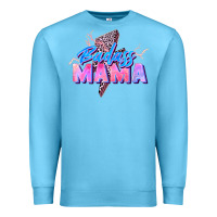 Ocean Blue badass mama Premium Sweatshirt - Zillion Design Studio