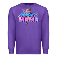 Purple badass mama Premium Sweatshirt - Zillion Design Studio