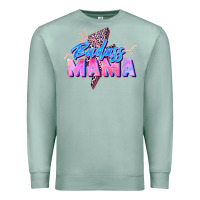 Seafoam badass mama Premium Sweatshirt - Zillion Design Studio